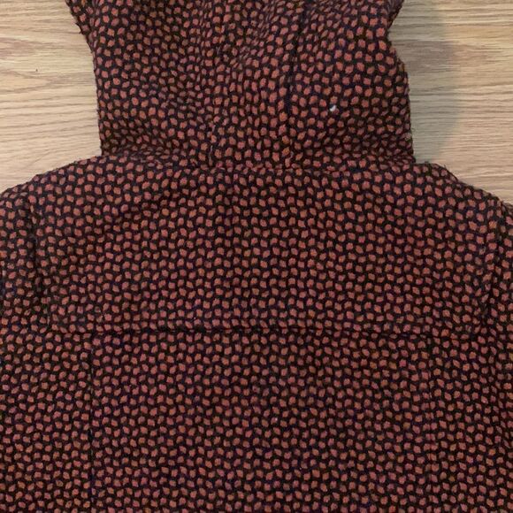 Rouge Par Womens Wool Cotton Blend Coat Hood Size S - Picture 12 of 15